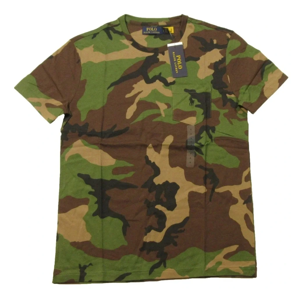 Polo Ralph Lauren Men’s Classic Fit Camo Jersey Pocket T-Shirt, XL - Picture 2 of 8